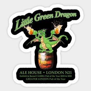 Little Green Dragon Sticker